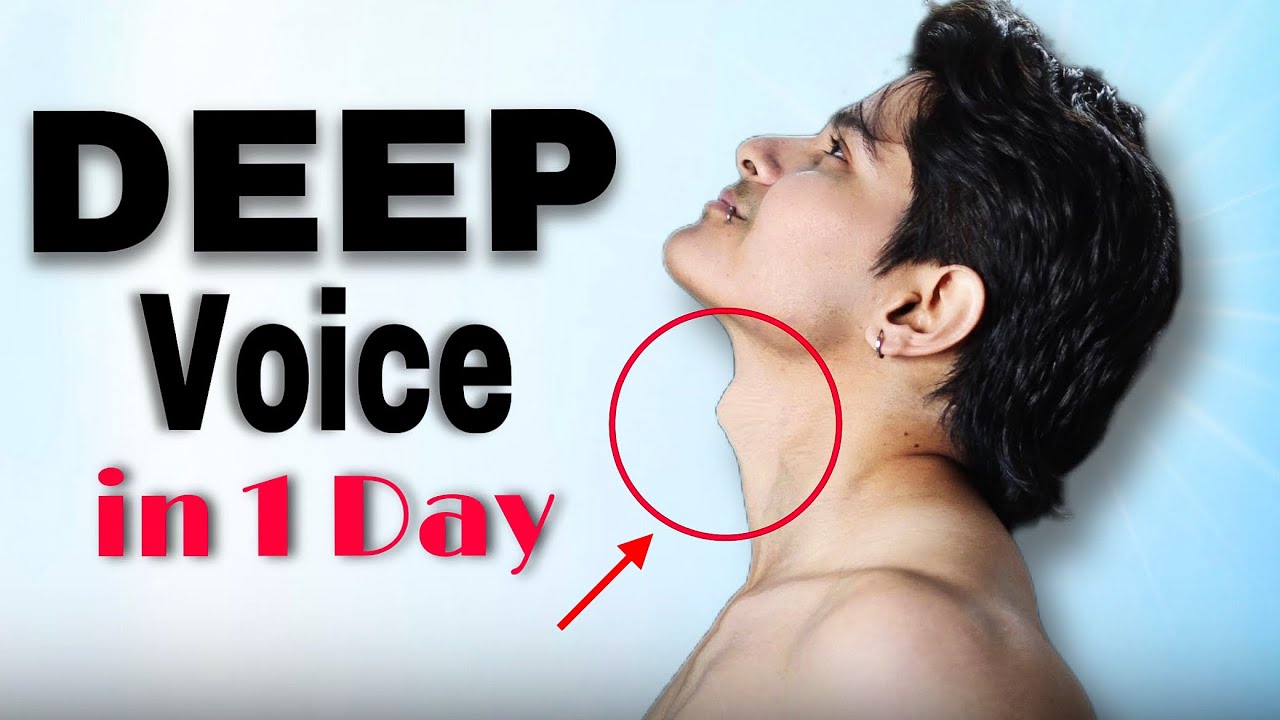 How to Get a Deep Voice (Permanently)
