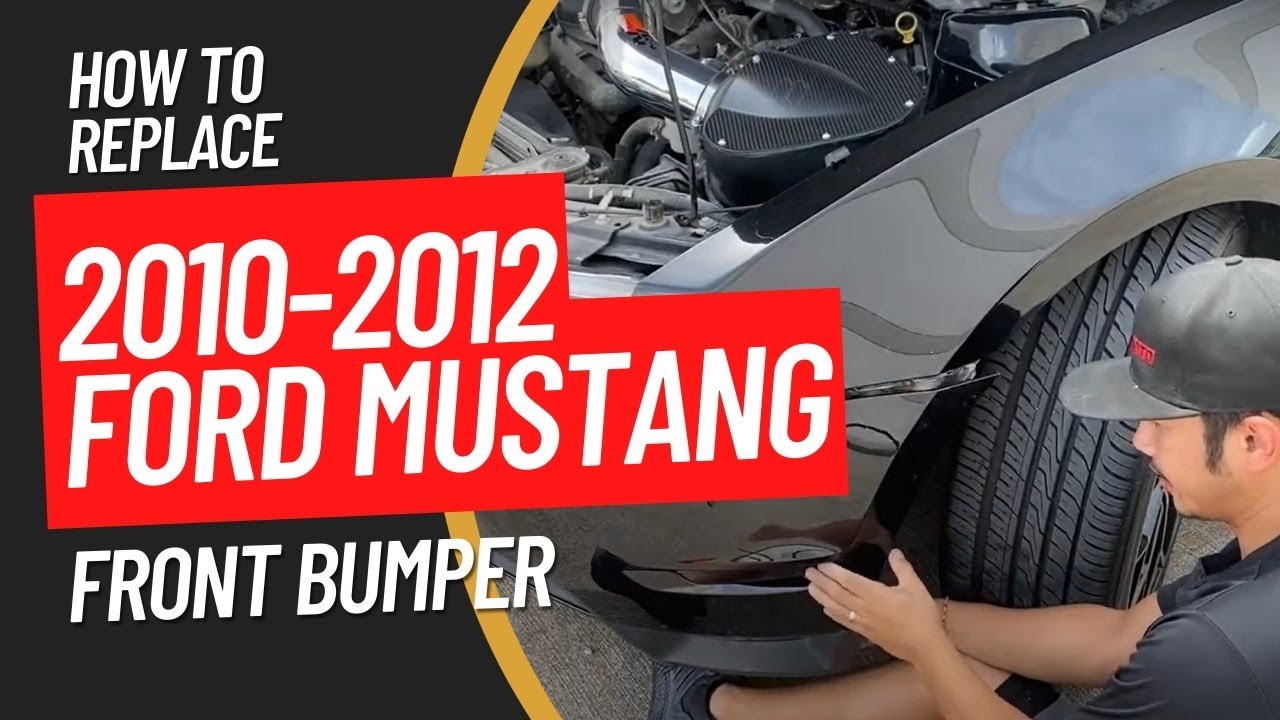 Как заменить передний бампер Ford Mustang 2010–2012 годов | Всего за 20 минут | Снятие и установк...