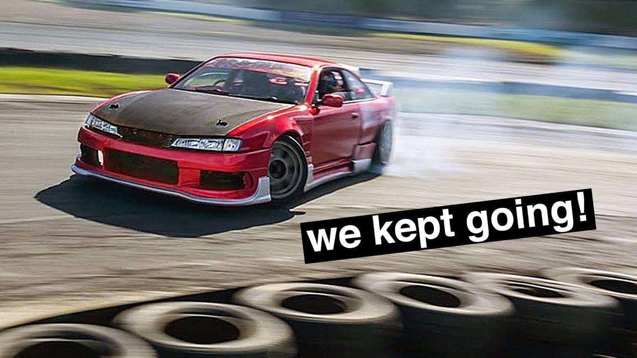 DRIFTING Origin Lab S14 at Teesside Drift Shuumatsu! *Engine GIVING UP!?*