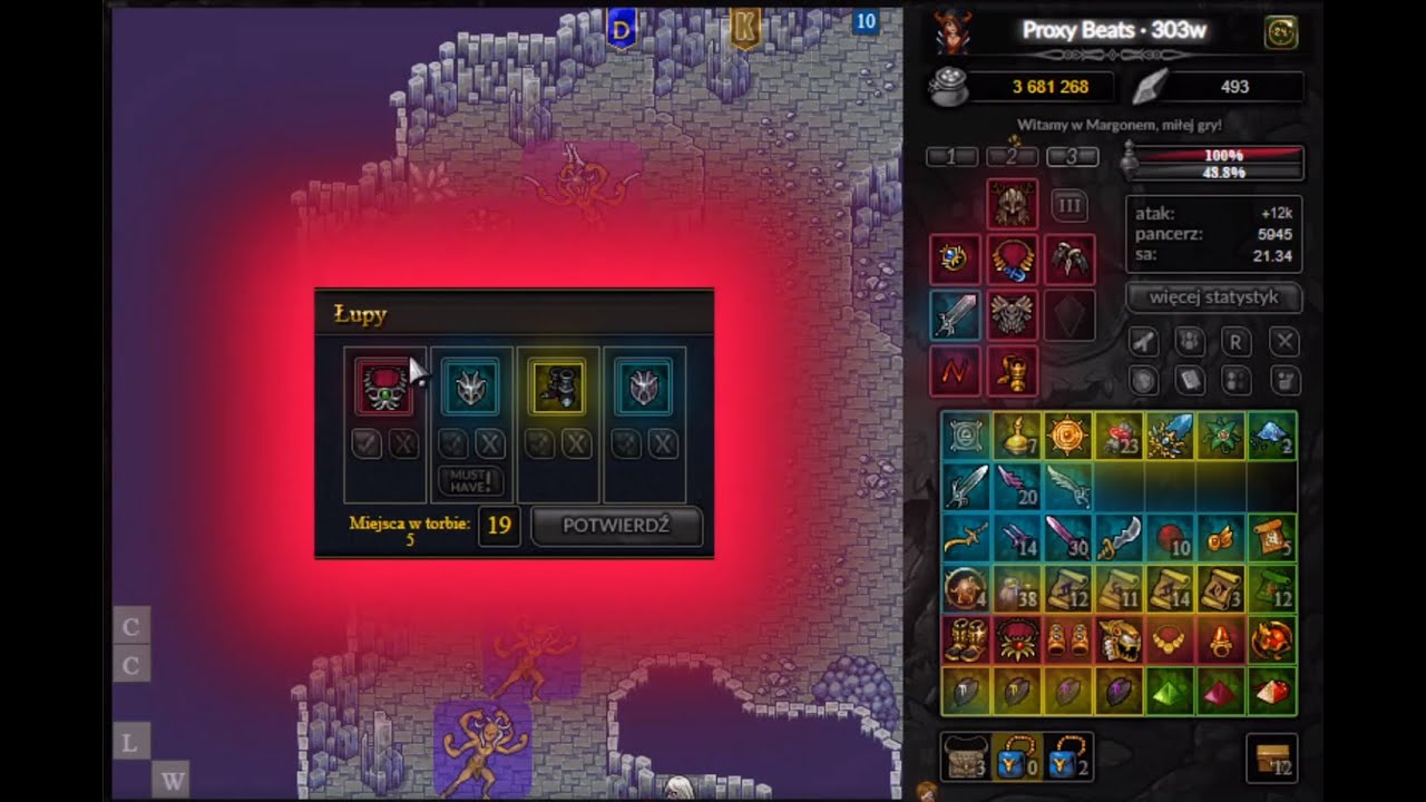 Margonem mix heros&oacute;w [Halloween 2020] [3 Legendy] | Pandora