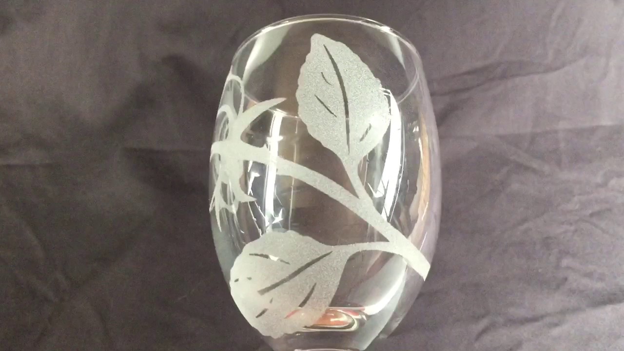 Laser engraved glass vs sandblasted glass