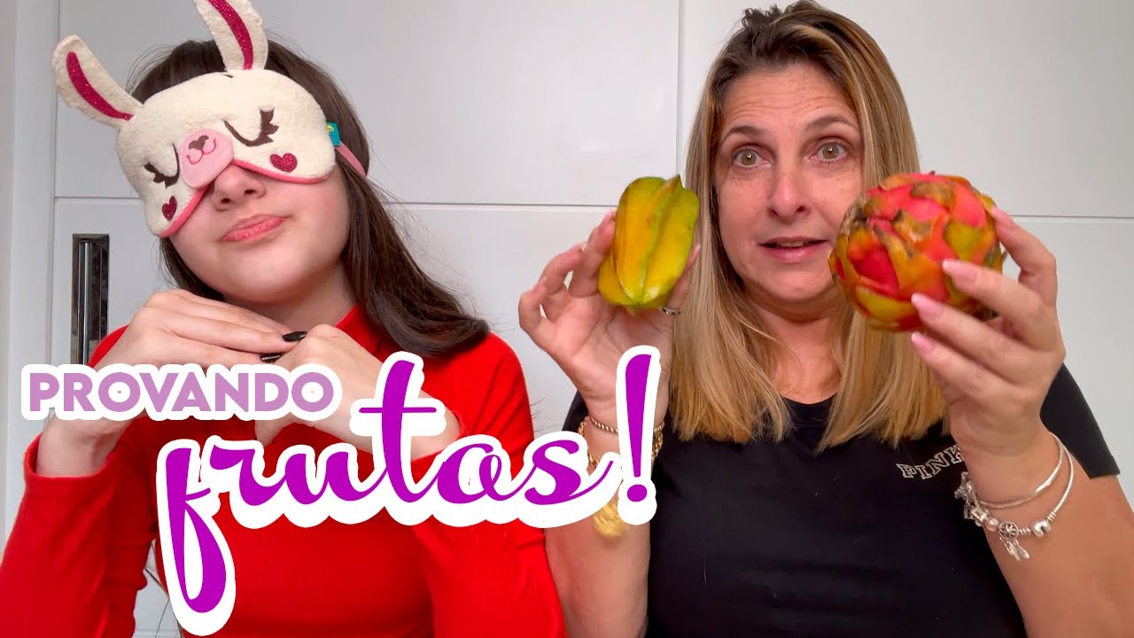 GIOVANNA ALPARONE PROVA FRUTAS DIFERENTES VENDADA!!