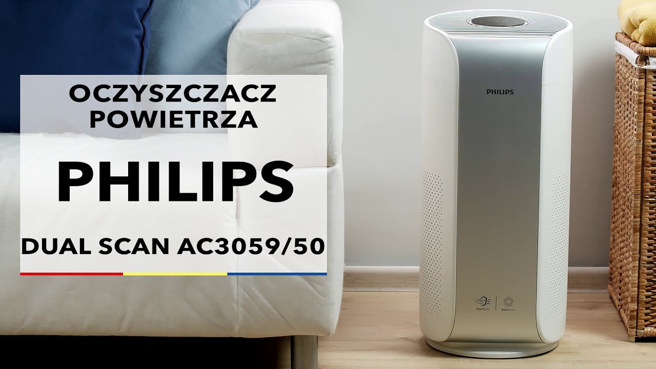 Oczyszczacz powietrza Philips Dual Scan AC3059/50 - dane techniczne - RTV EURO AGD
