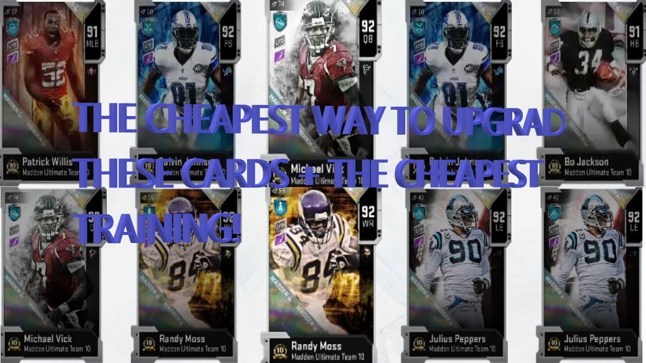 THE CHEAPEST WAY TO UPGRADE ALL MUT 10 PLAYERS + THE CHEAPEST TRAINING| MADDEN 20