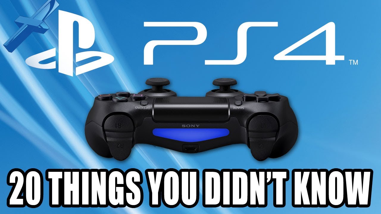 PS4: 20 Things You Didn't Know About PlayStation 4