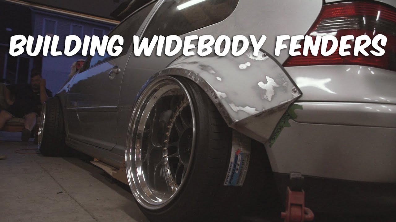 Building Metal Widebody Fenders Custom