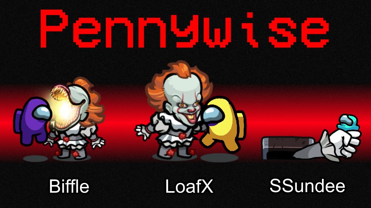 *New* PENNYWISE ROLE in AMONG US (IT Mod)