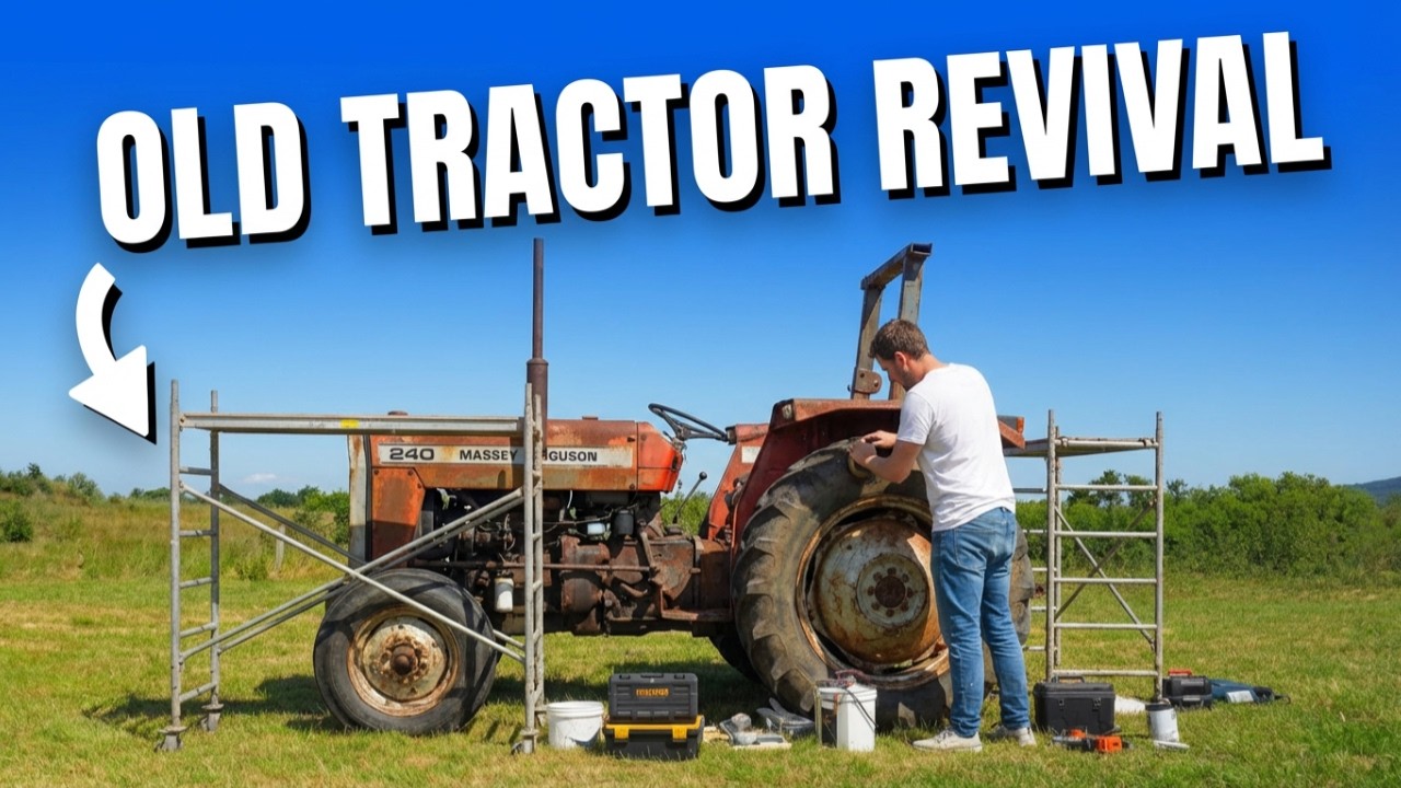 I'm RESTORING a 1985 Massey Ferguson 240 Tractor to its Former Glory?