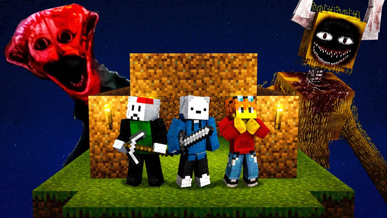 ATRAPADOS en un ONEBLOCK con MODS de TERROR 😨 | DarkBlock #2