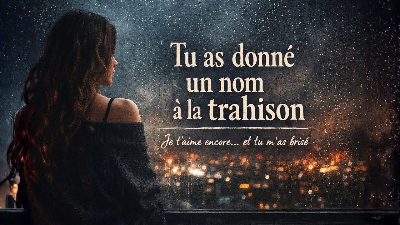 Tu as donné un nom à la trahison… | Chanson d’amour triste (FR) | Douleur & regrets