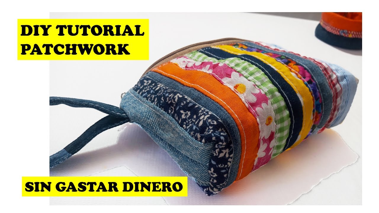 DIY IDEA EN PATCHWORK/USA LO QUE TIENES EN CASA  Y CREA COSAS LINDAS SIN GASTAR DINERO/BELLA COSTURA