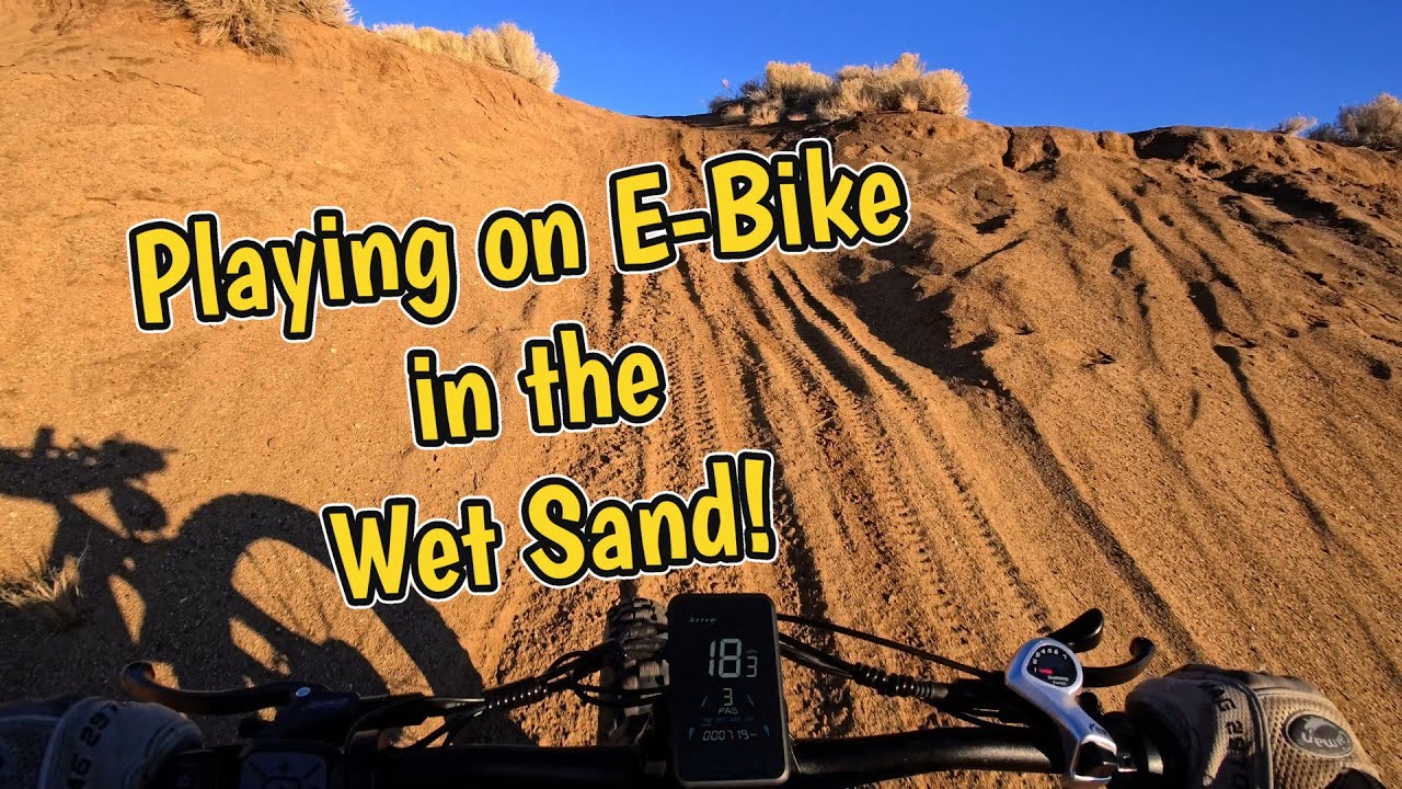 RANT & Ride! Playing in Wet Sand! E-Bike