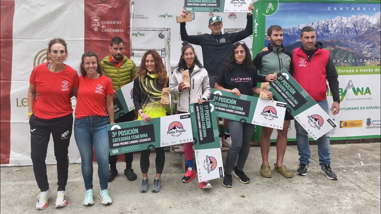 Víctor García y Mayka Bueno ganadores en la exigente Peña Prieta Sky Race