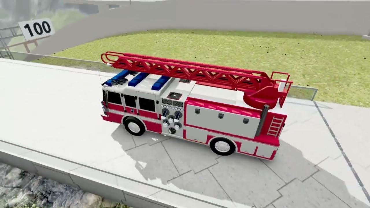  beamng jump and Crashes beamng drive truck crashes beamng drive stairs 100 stairs bemng.dive 