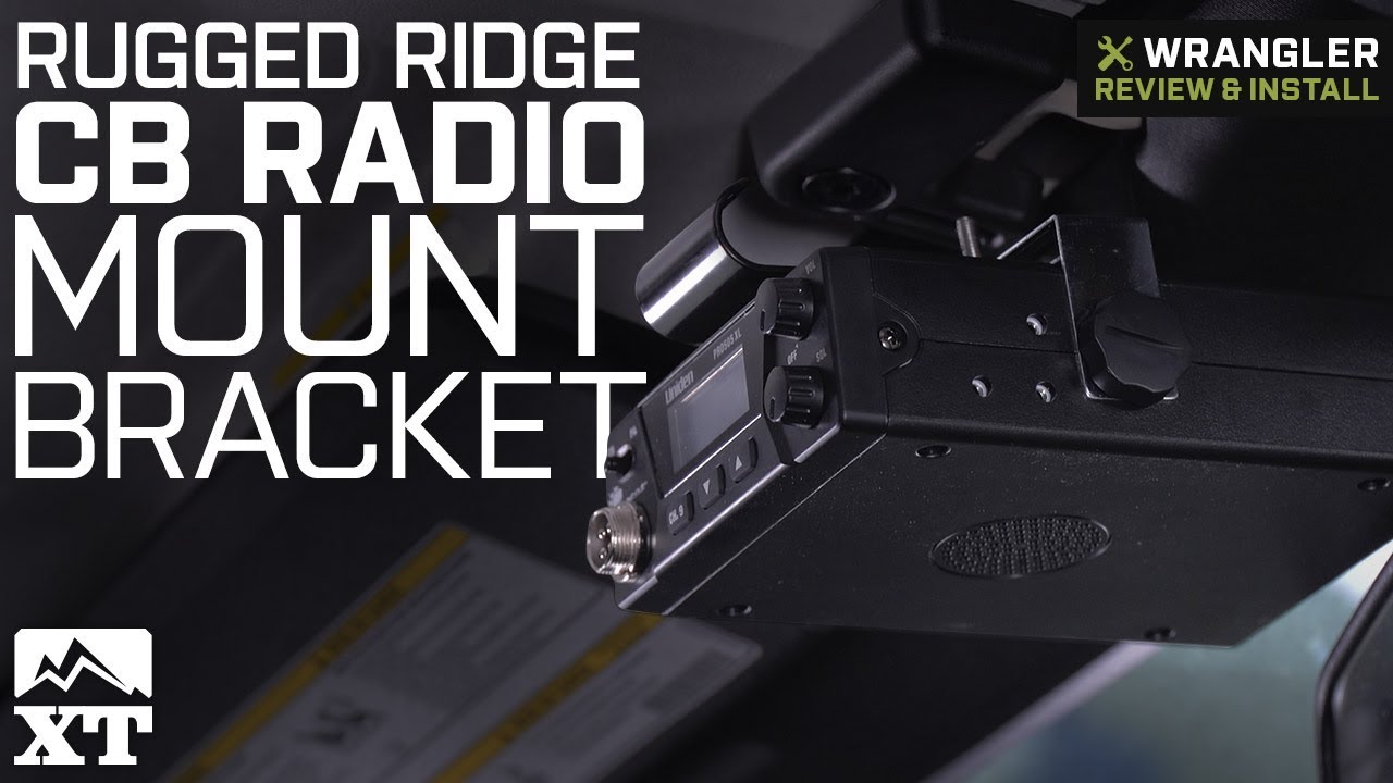 Jeep Wrangler Rugged Ridge CB Radio Mount Bracket (2007-2018 JK & JL) Review & Install