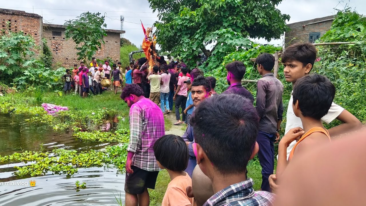Mata Di ka visarjan Ho Gaya🙏🙏