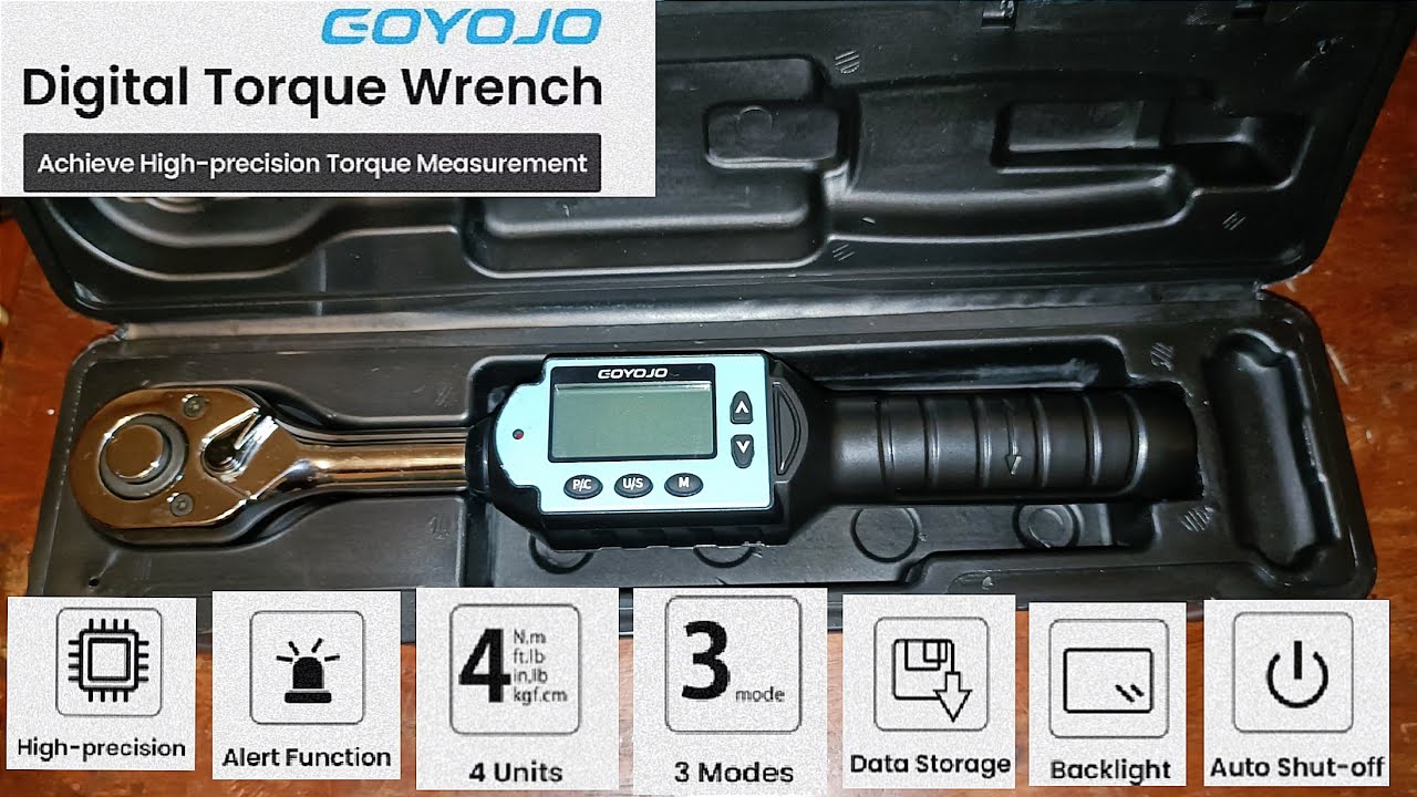 GOYOJO Digital Torque Wrench 1/2
