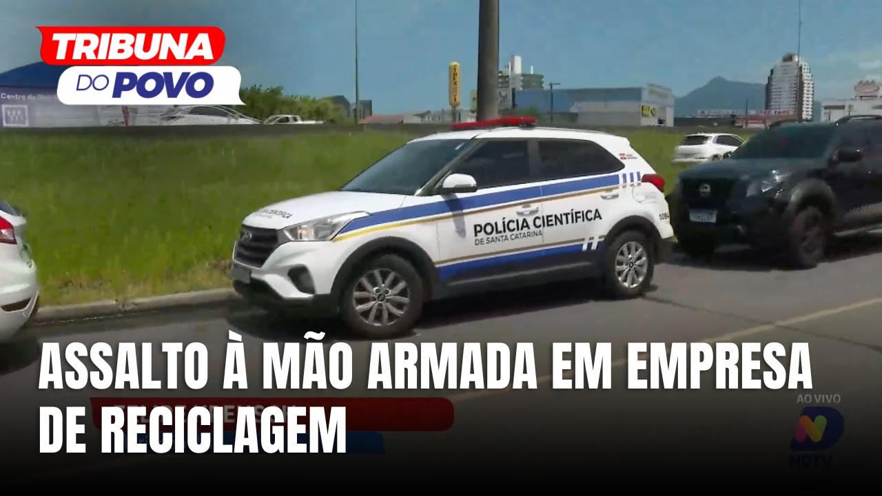 Criminosos rendem funcionários em assalto a empresa na Palhoça