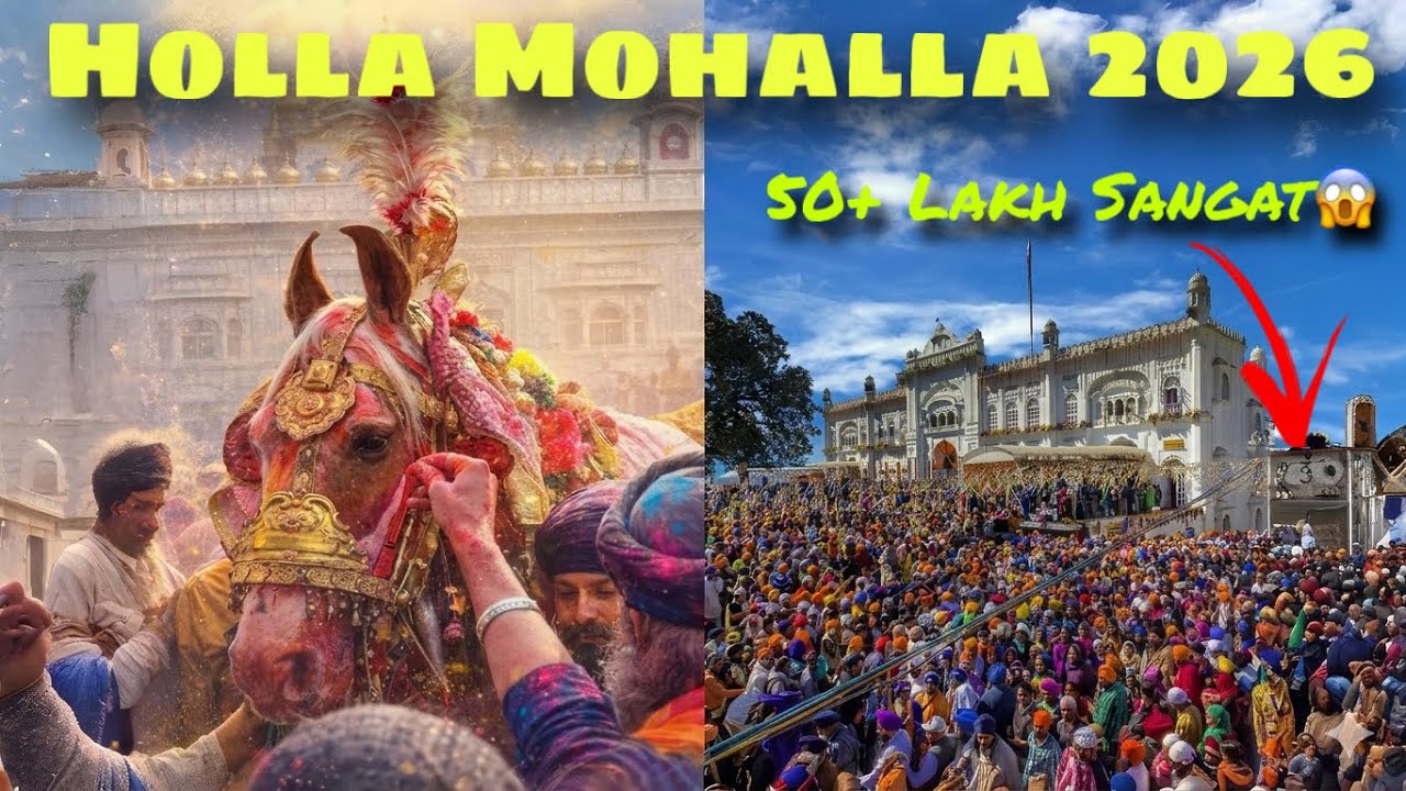 Holla Mohalla 2026 | Live Mohalla Nihang Singh | Anandpur Sahib…🙏🏻