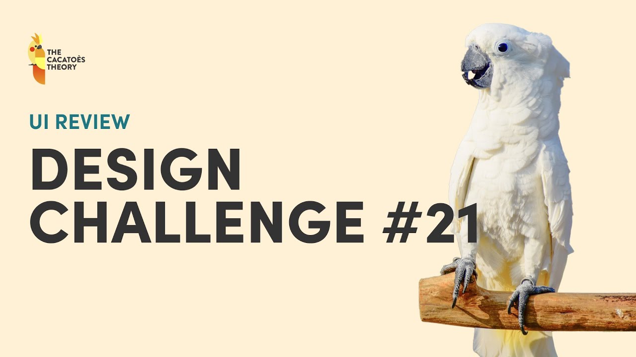 [Live] UI Review -  Design Challenge #21