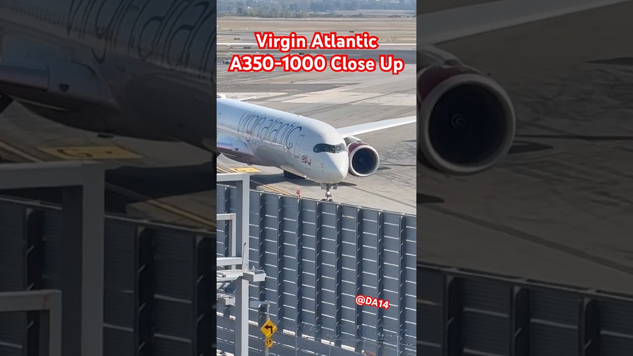 Virgin Atlantic A350-1000 Close Up #aviation  #planespotting #modelairplane #modelairport #a350