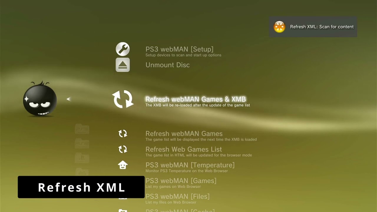 webMAN MOD Evilnat 4.88 PSP NTFS Naming Fix