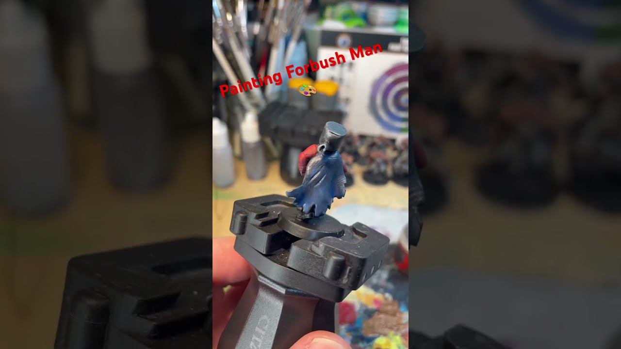 Painting Forbush Man #miniatures #forbushman #superhero #forgottenheroes #marvel #spoontasticminis