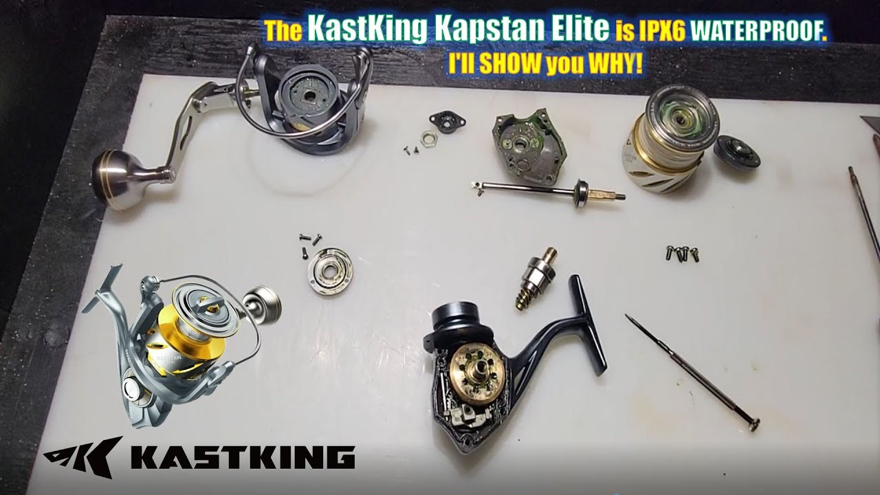 The KastKing Kapstan Elite is IPX6 WATERPROOF. I'll SHOW you WHY