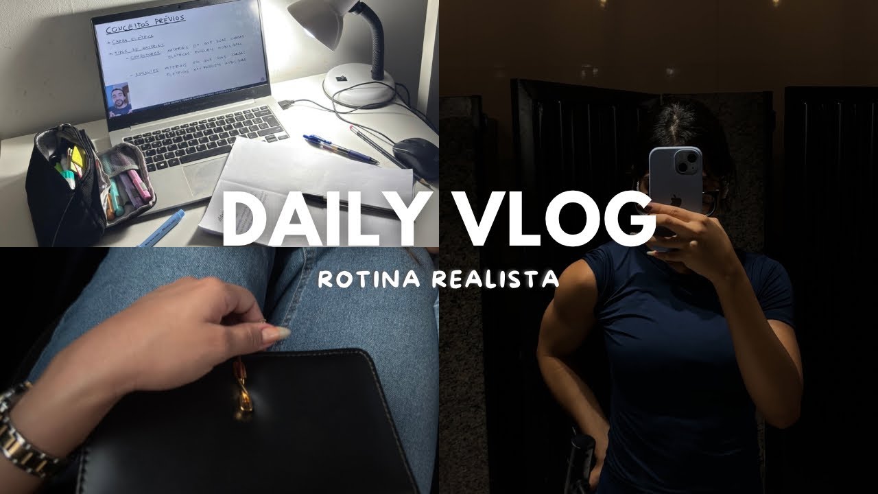 Daily vlog - Study Vlog, estágio, treino…