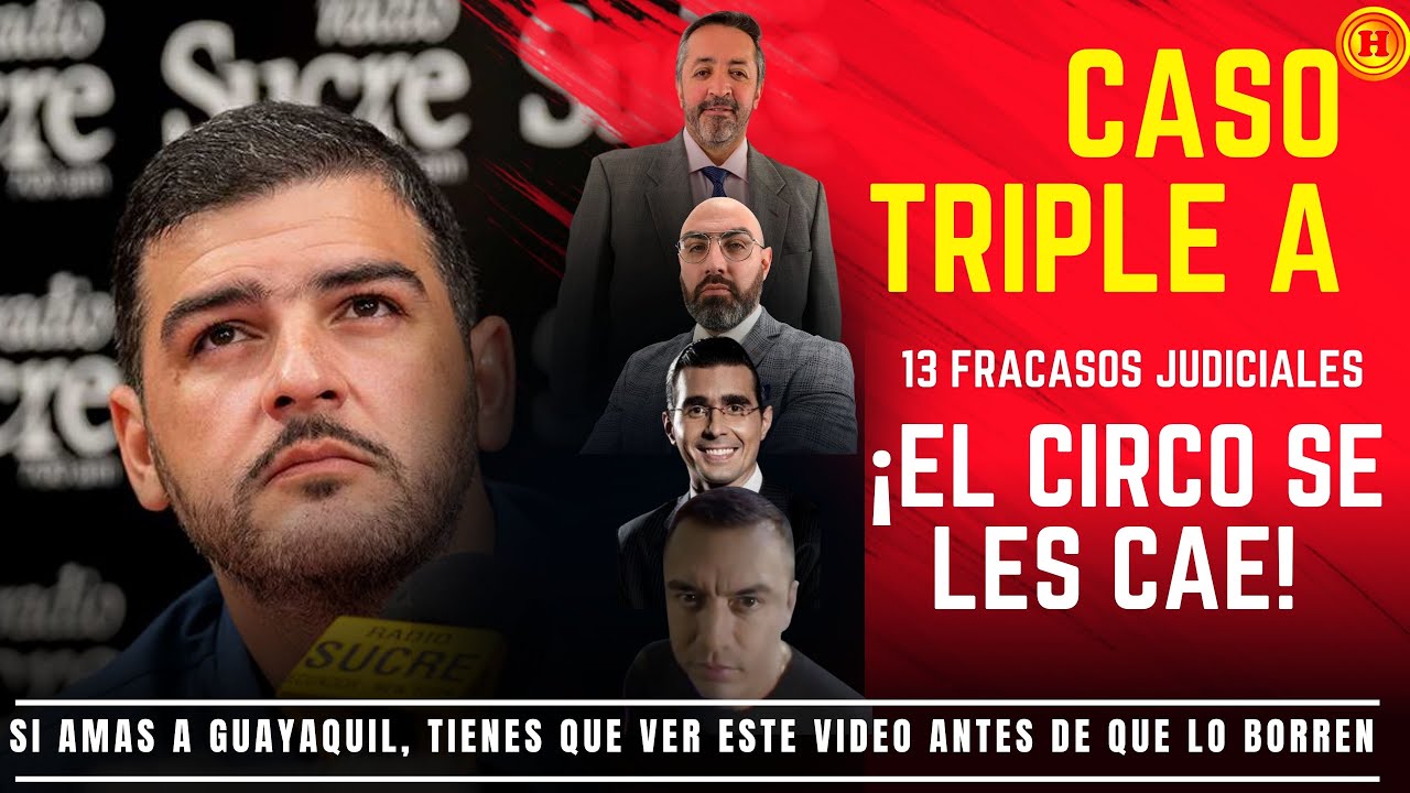 La trampa contra el Alcalde de Guayaquil: 13 audiencias fallidas y una VERDAD silenciada
