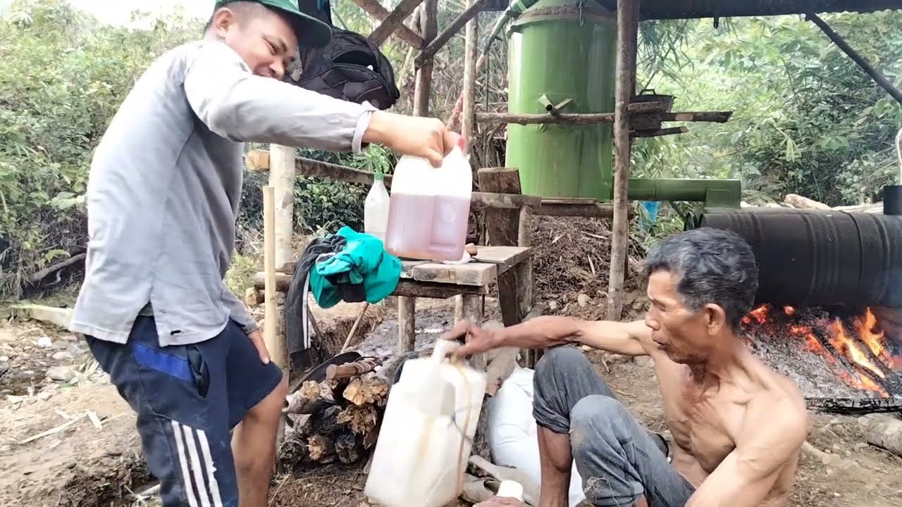 sahabat petani cekatan // pengapian, penyaringan pemisahan minyak antara air dan pembongkaran gabah