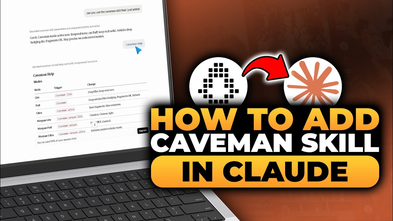 How To Add Caveman Skill in Claude (𝟮𝟬𝟮𝟲) | 100% WORKS | NO Yapping, To The Point! | FAST & EASY