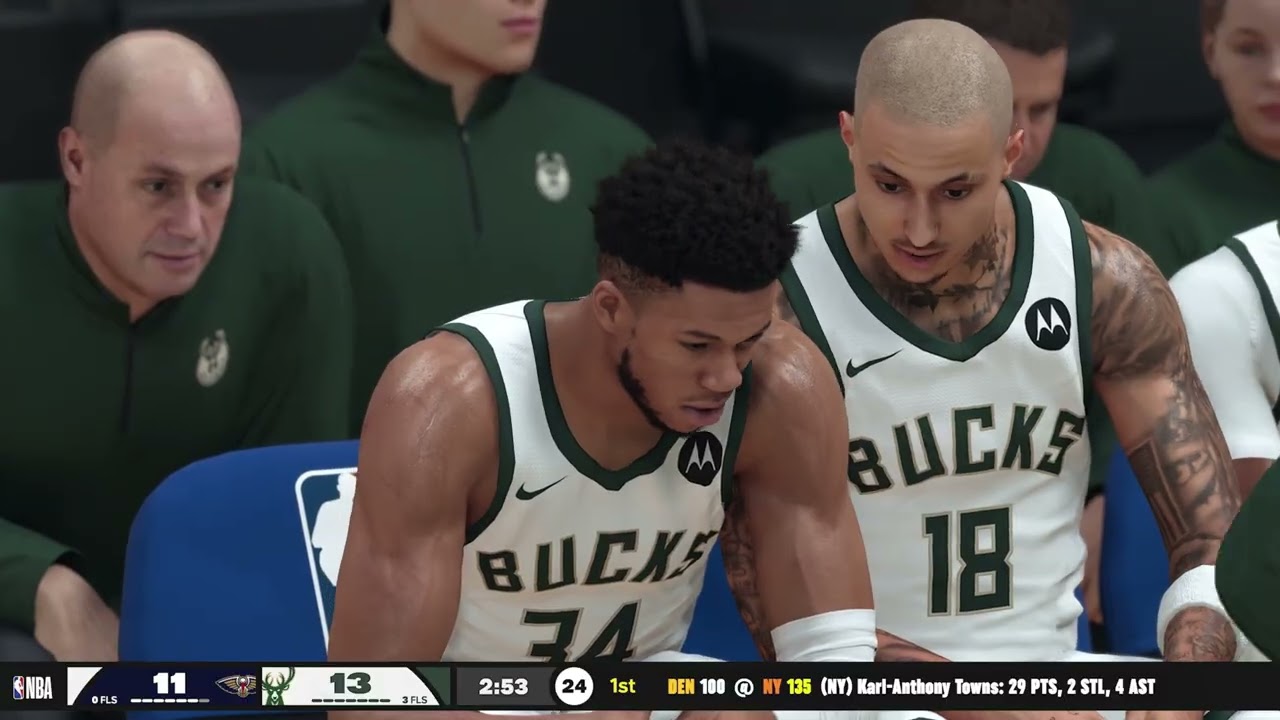 NBA 2K26 Gameplay: New Orleans Pelicans vs Milwaukee Bucks - (Xbox Series X) [4K60FPS]