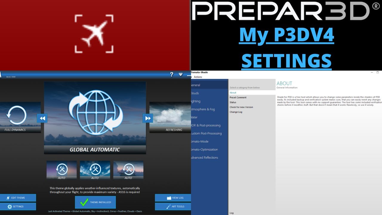 My Prepar3Dv4 FULL SETTINGS | April 2020 |
