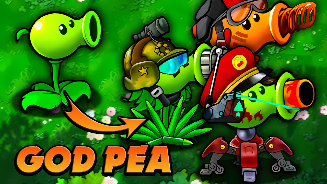 TÔI NÂNG CẤP GOD PEASHOOTER SIÊU MẠNH TRONG PVZ SYMBIOSIS MÀN 9