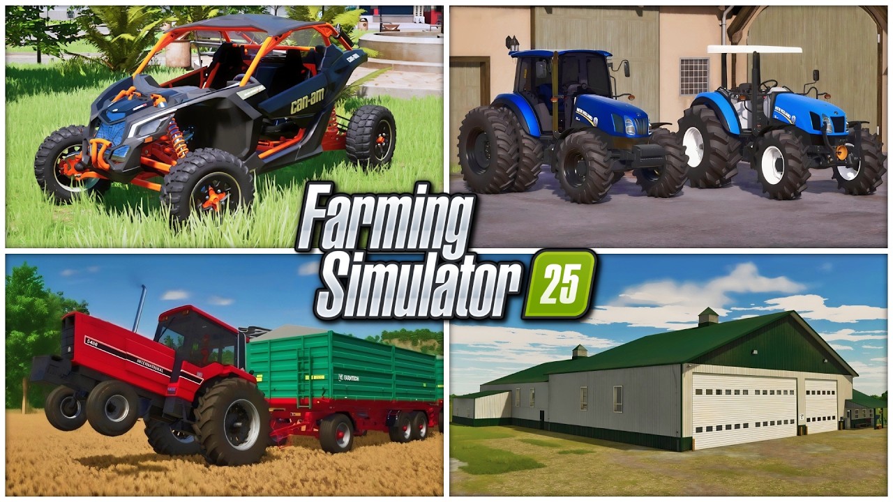 Farm Sim News - CanAm Maverick X3, NH T6, Adjustable Drawbar, & More! | FS25