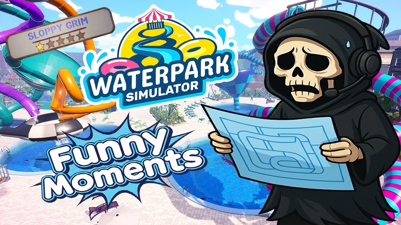 An Actual GOOD Simulator Game!? | Waterpark Simulator Funny Moments