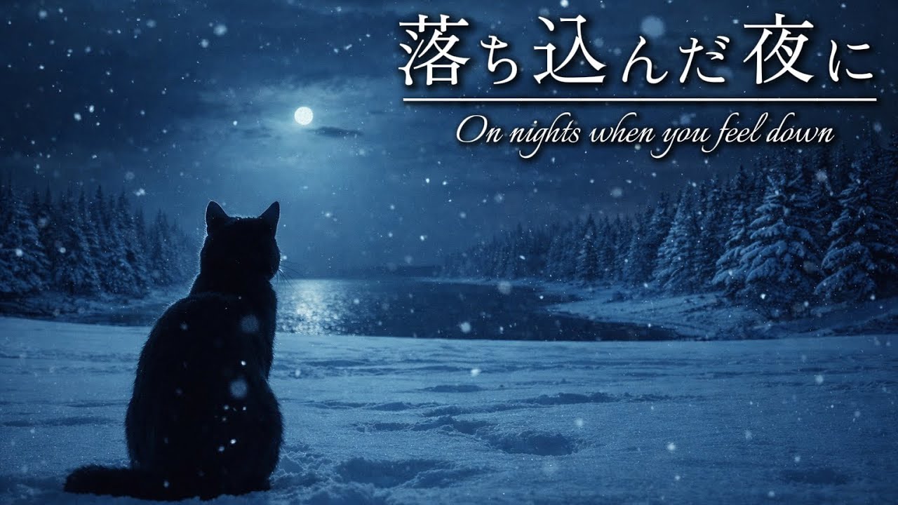 【眠る前のBGM】落ち込んだ夜に｜睡眠・夜 calm piano lofi