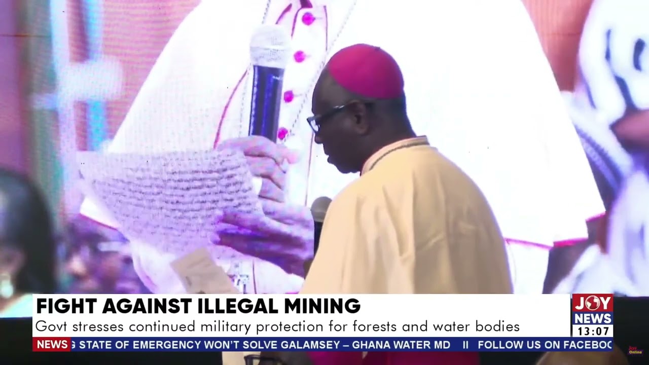 Fight against illegal mining: Government continued military protection for forests and water bodies.