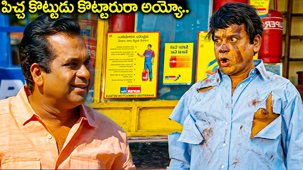 Brahmanandam & AVS Comedy Fight Scene | Telugu Comedy Scenes | Latest Back To Back Comedy Scenes