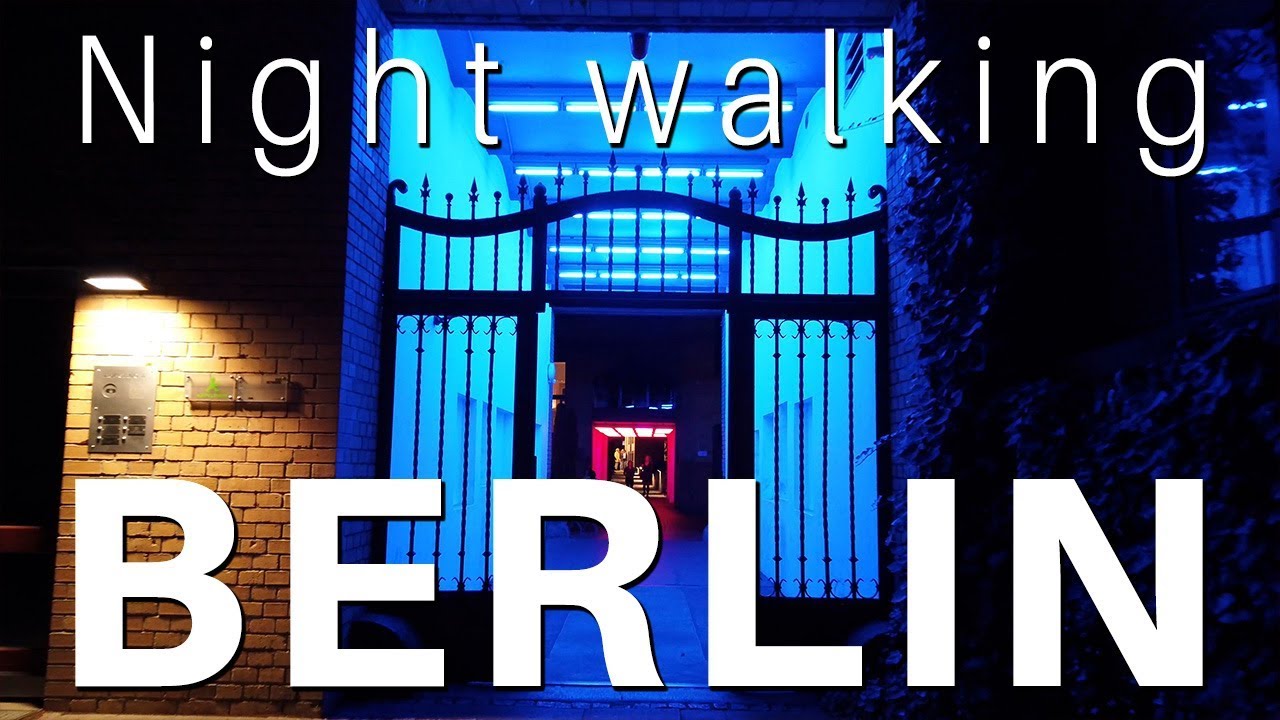 Berlin Night walking Mitte 🇩🇪 [4K] (Hackescher Markt) Germany 2019 Berlin Nightlife
