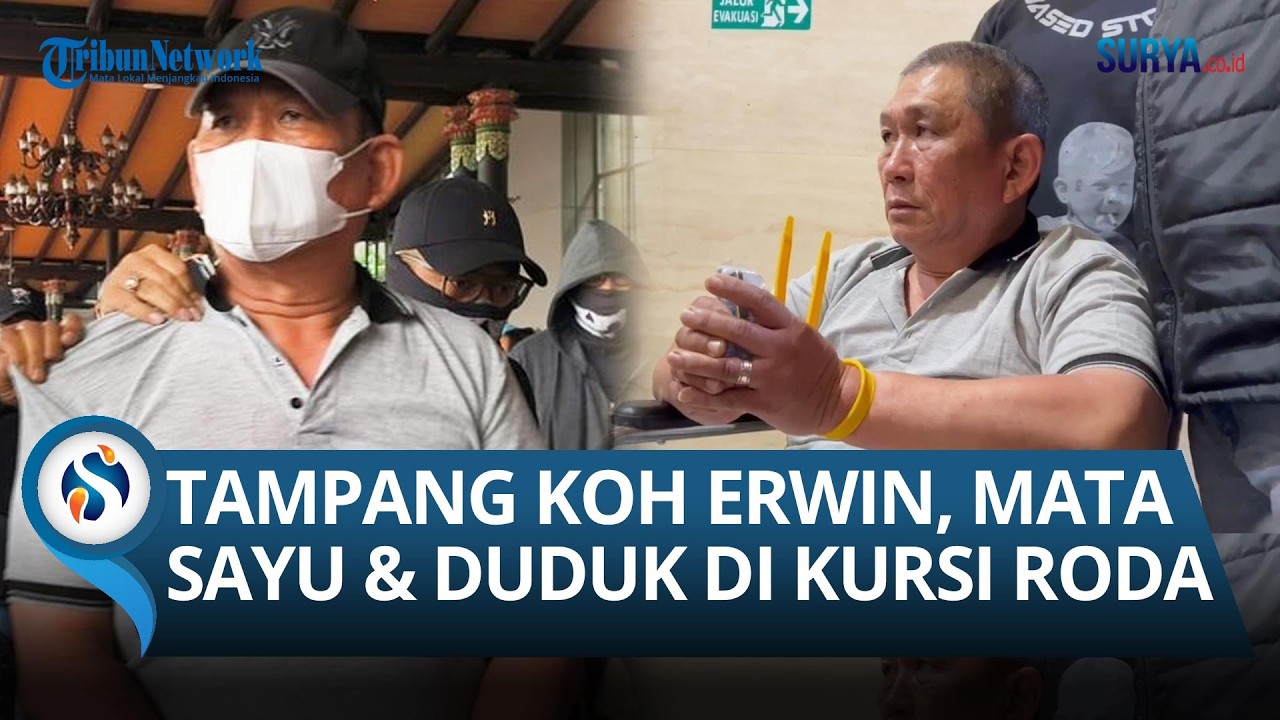 Penampakan Ko Erwin Usai Ditangkap Bareskrim: Mata Sayu, Tangan Diborgol, dan Duduk di Kursi Roda!