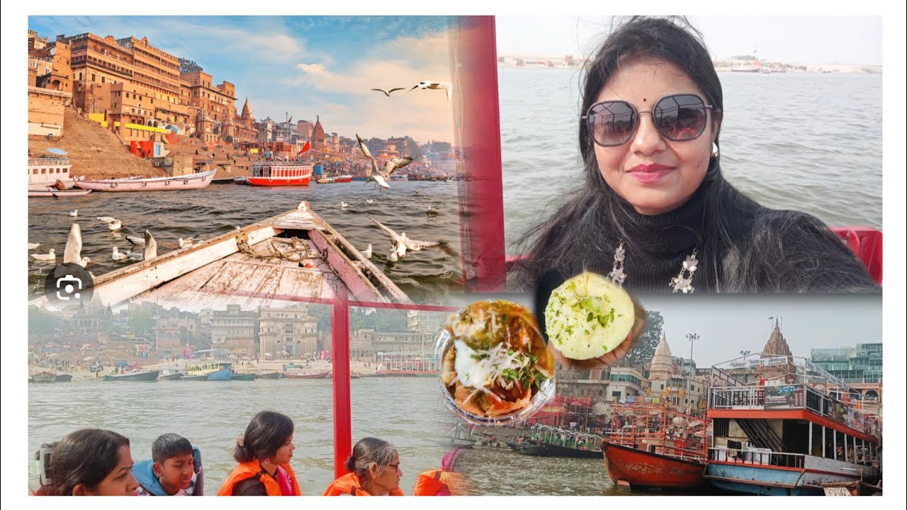 বেনারসে গঙ্গাবক্ষে নৌকাবিহার ৮৪টা ঘাট ঘুরলাম। গঙ্গা আরতি দেখে মন জুড়িয়ে গেল।