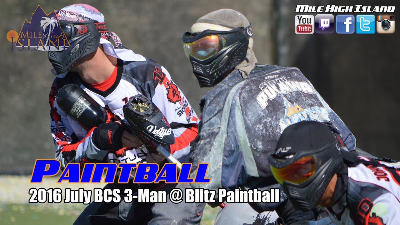 Paintball: 2016 July 3-Man BCS @ Blitz Paintball in Colorado