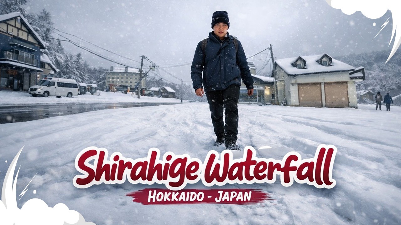 Shirahige Waterfall Hokkaido 🇯🇵 | Japan&rsquo;s Hidden Blue Waterfall