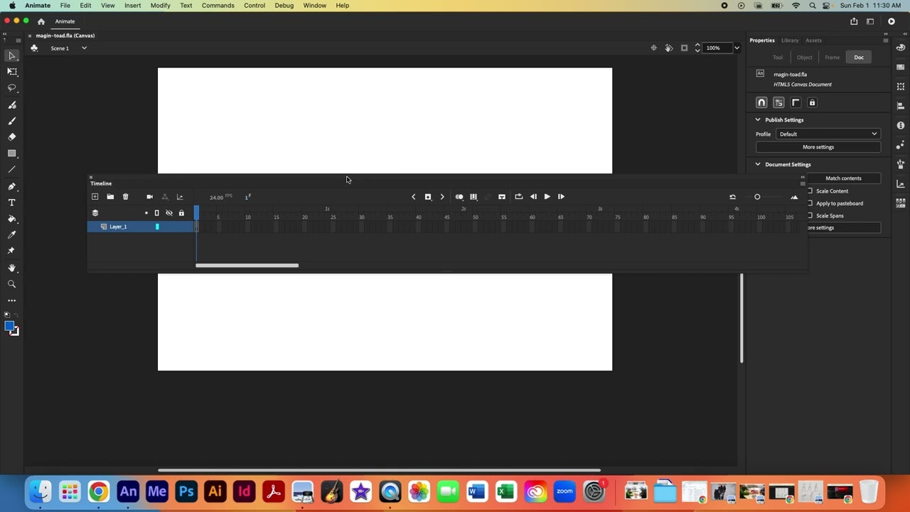 Getting Started in Animate