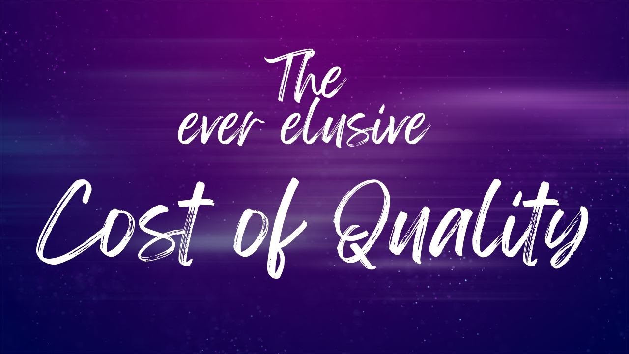COST of Quality | PMBOK | PMP 2025