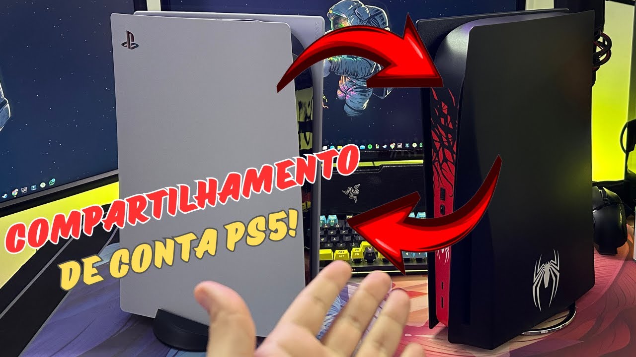 O compartilhamento de conta do PS5! como funciona? 🤨 tutorial atualizado 2024