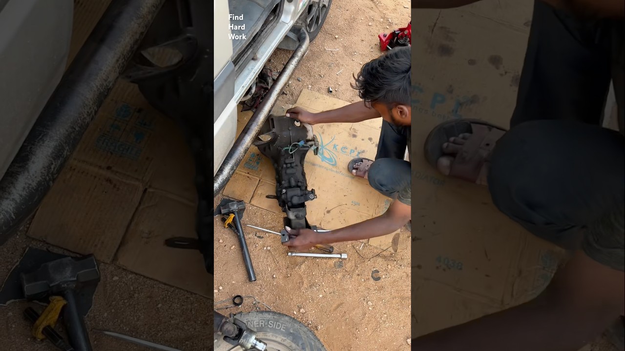 💥Gear box installation 
