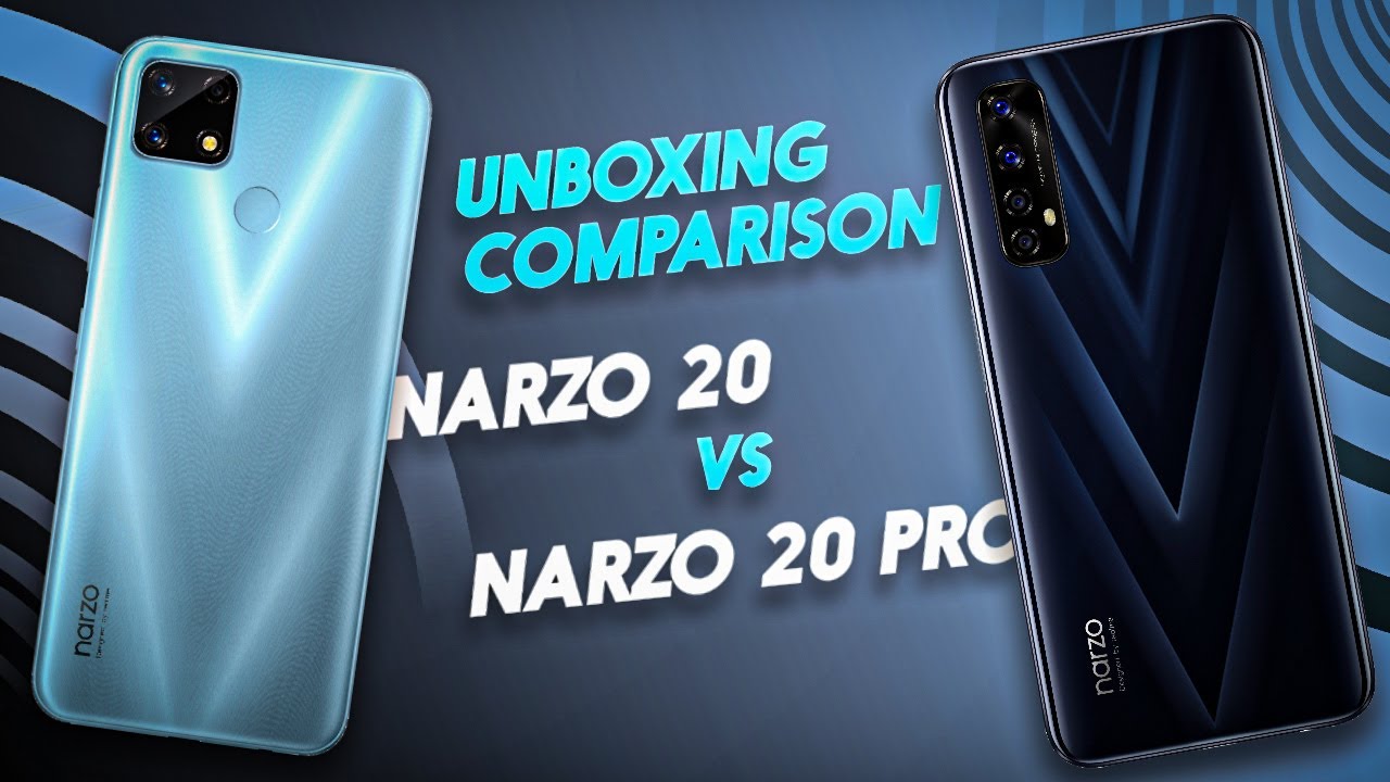 Realme Narzo 20 Pro Vs Narzo 20 - Unboxing & Comparison!